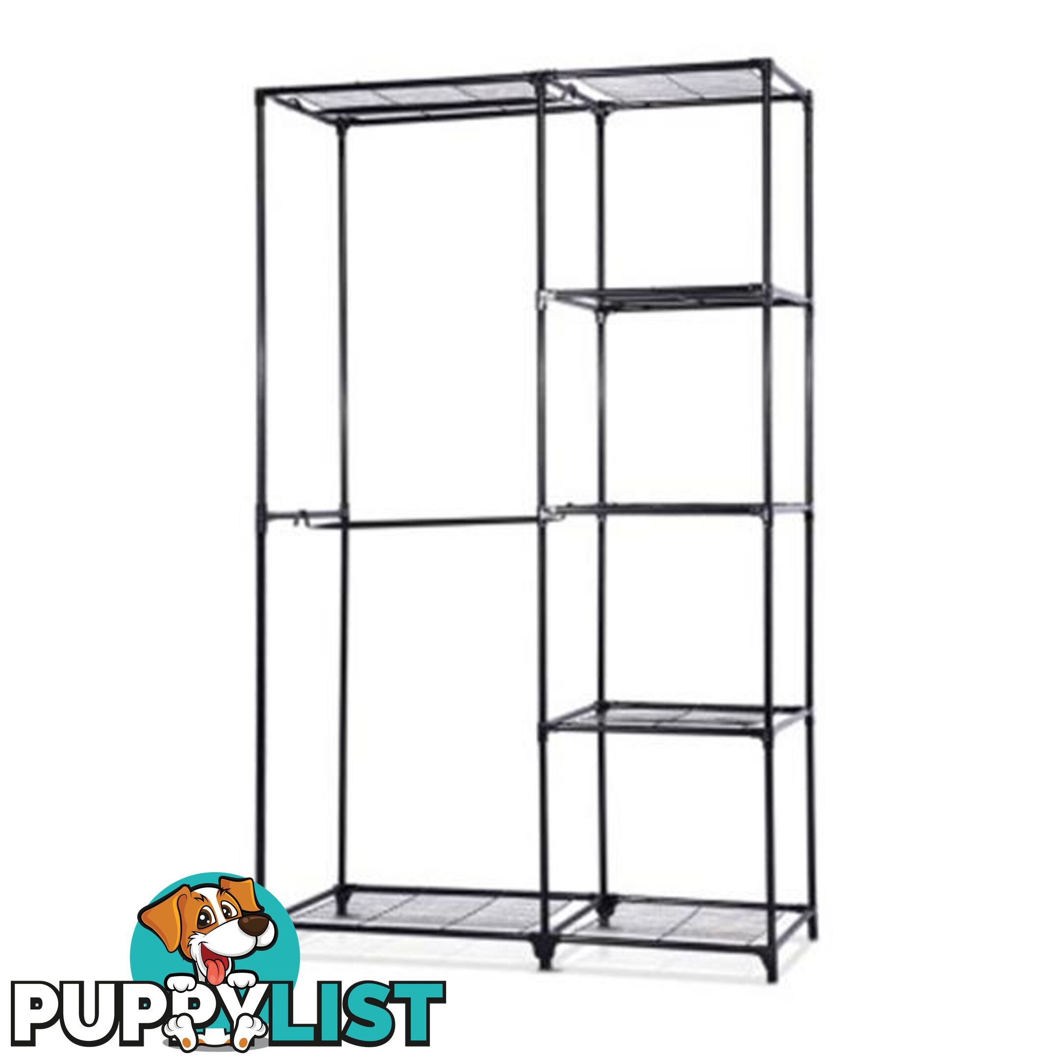 Portable Closet Organizer Black - Unbranded - 9350062209325