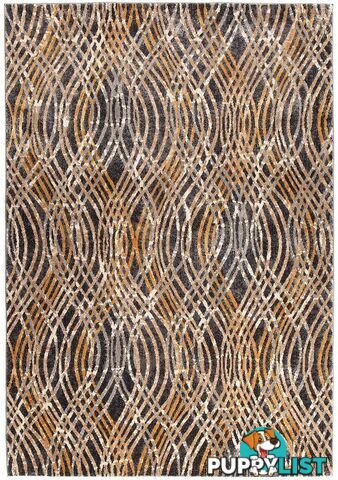 Dreamscape Flurry Modern Charcoal Rug - Unbranded - 8694561186796