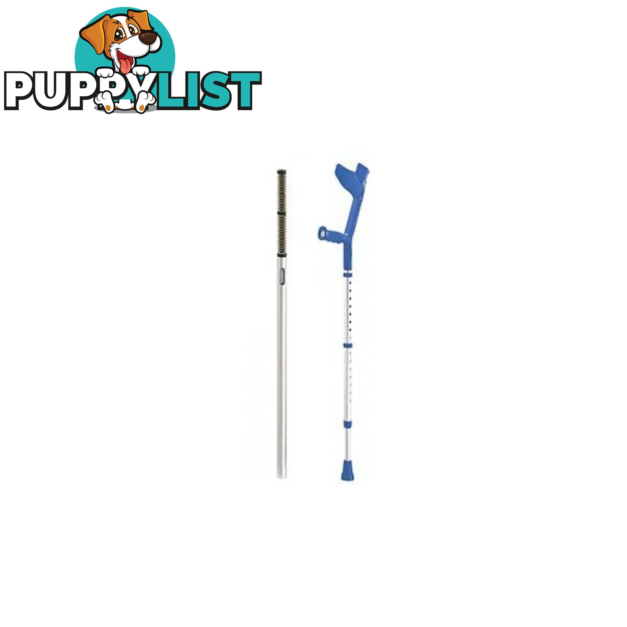 New Walk Crutches With Spring Shock Absorbers - Crutches - 7427046219303