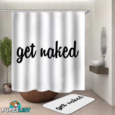 Get Naked Shower Curtain - Curtain - 7427046107129