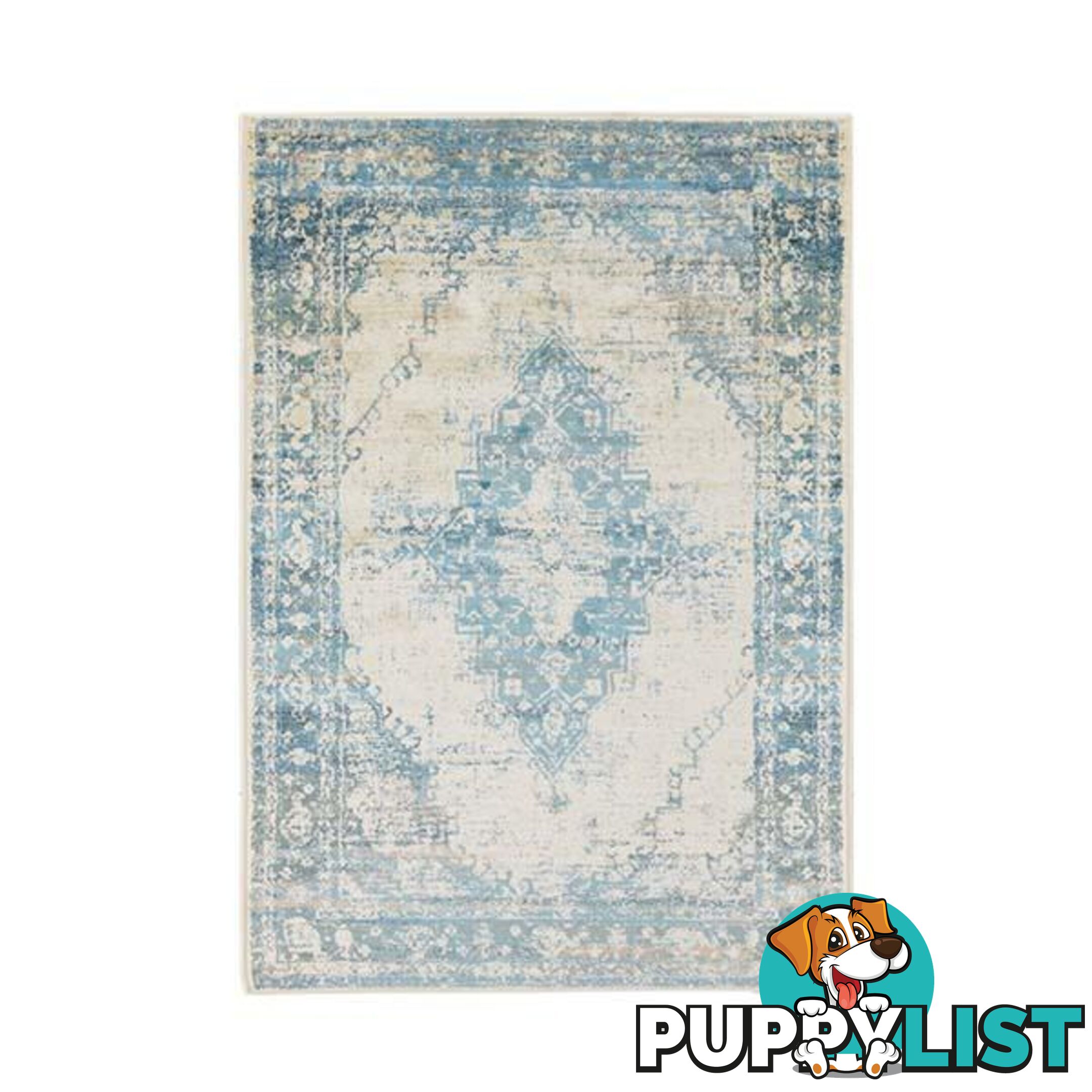 Traditional Raffia Sky Rug - Unbranded - 7427046223928