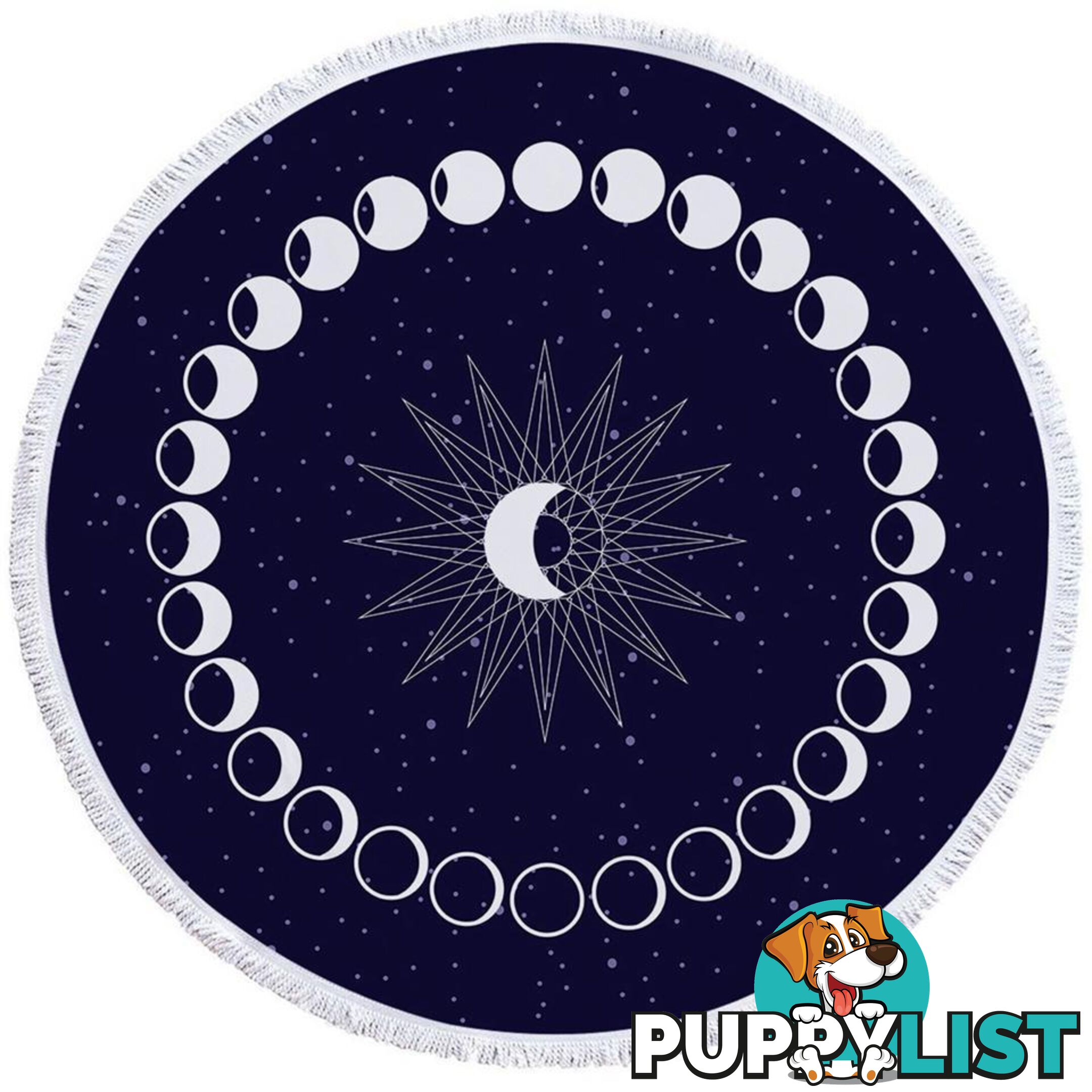 Moon Time Beach Towel - Towel - 7427046306843