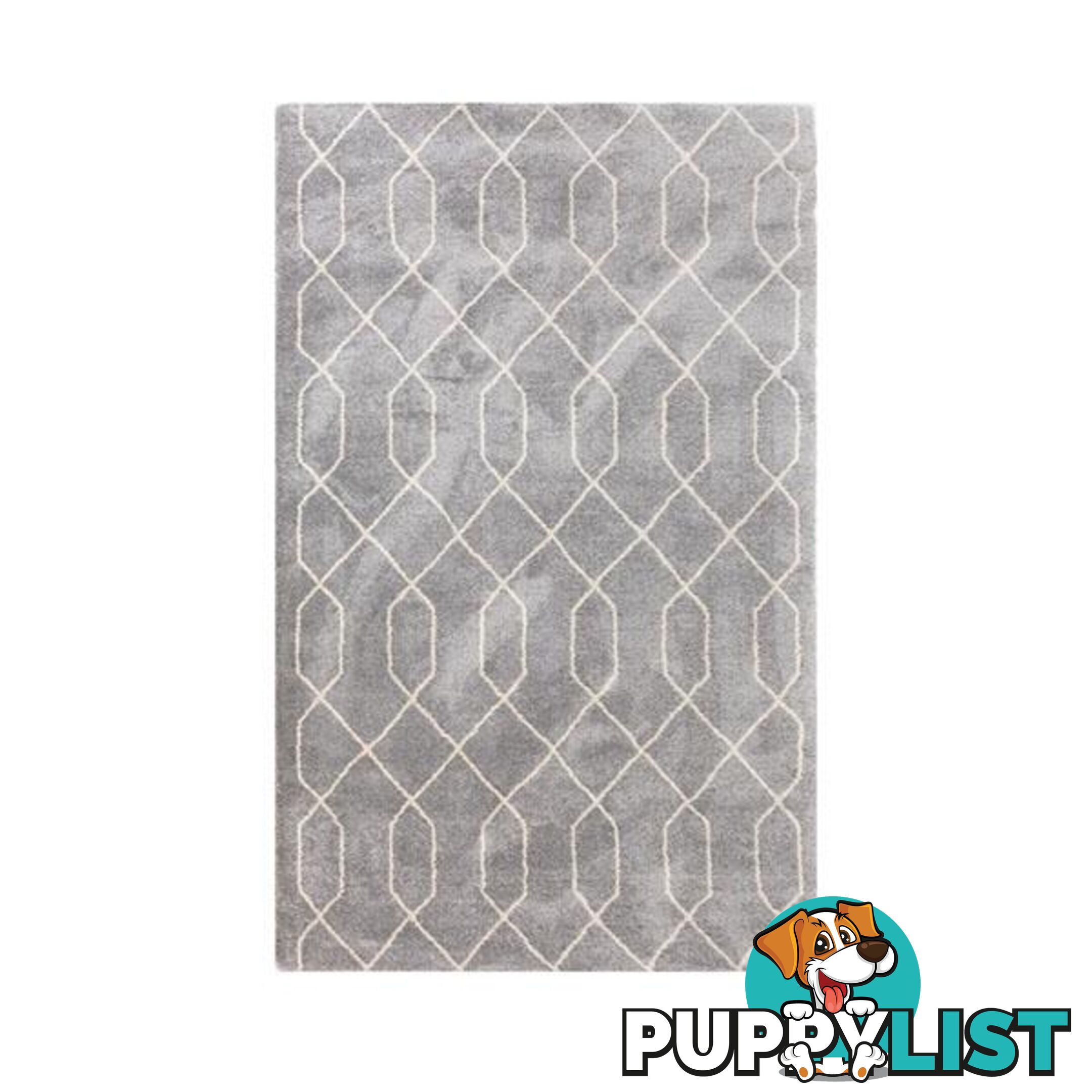 Polypropylene Vogue Grey Rug 160 X 230 Cm - Unbranded - 787976630201