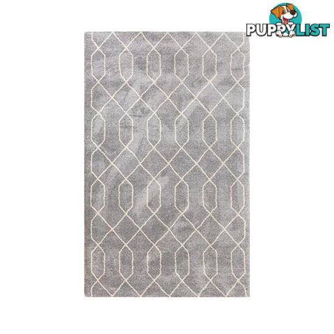 Polypropylene Vogue Grey Rug 160 X 230 Cm - Unbranded - 787976630201