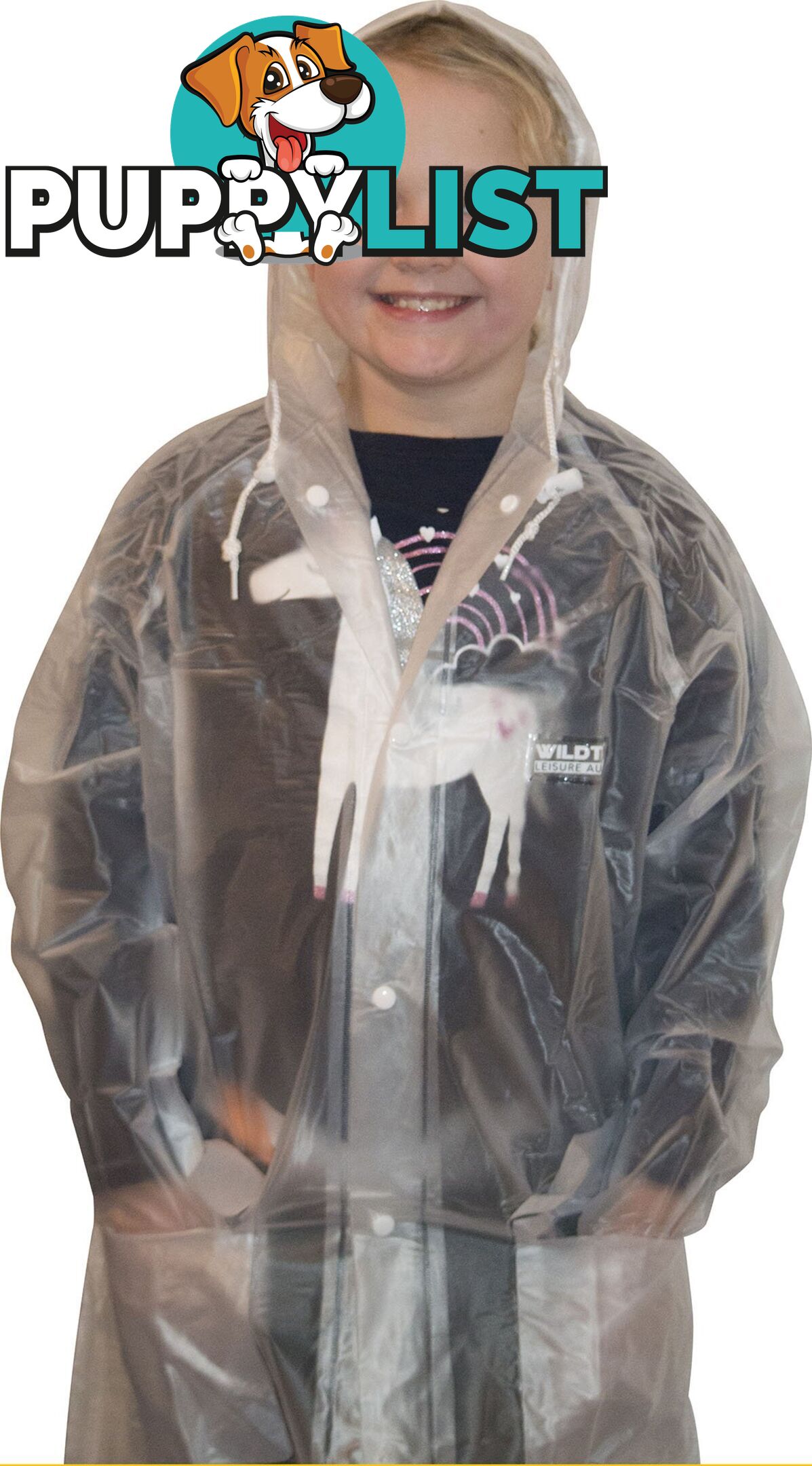 Children's Transparent Raincoat - Unbranded - 9352149025781