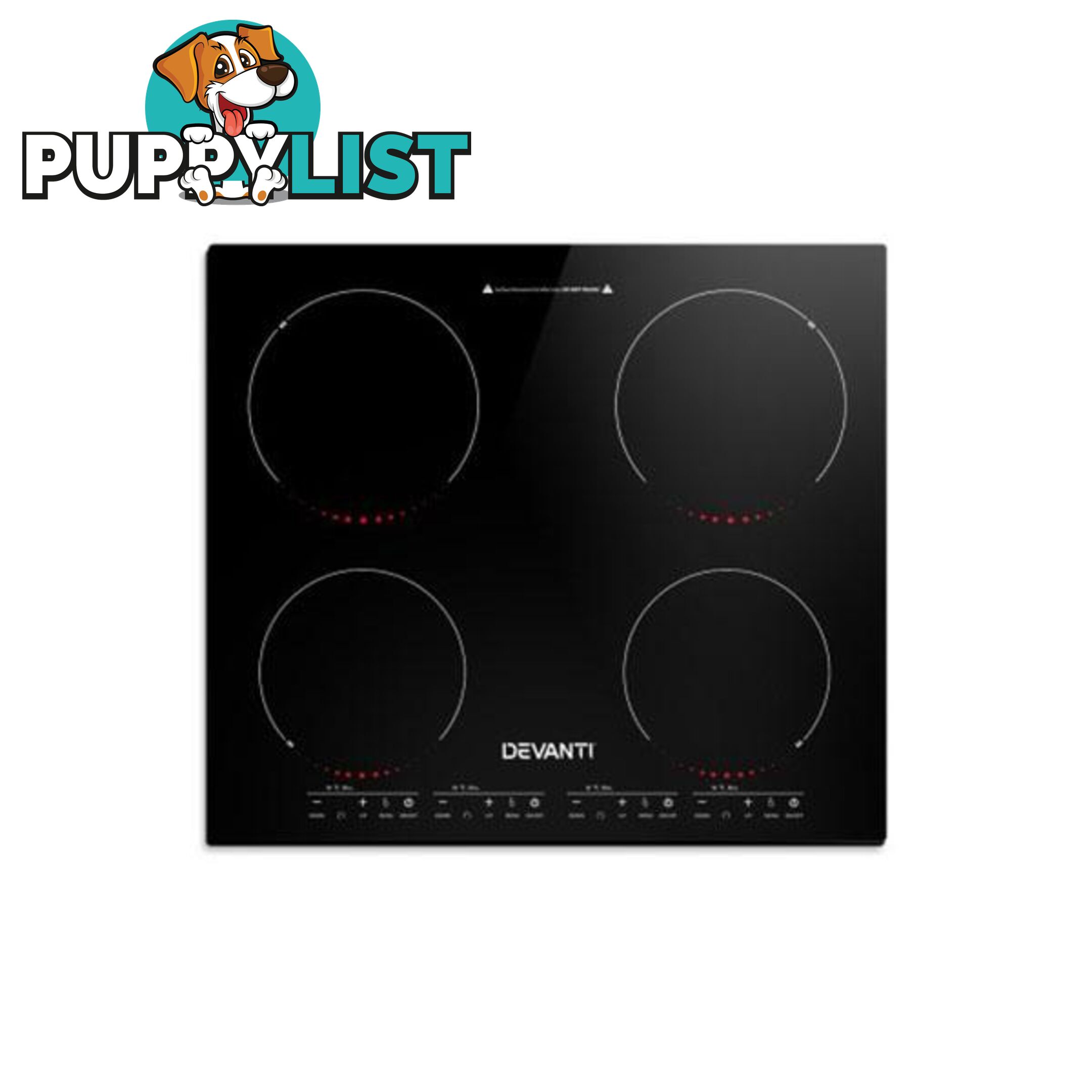 Devanti Ceramic Electric Induction Cook Top Stove Black - Devanti - 9350062008690