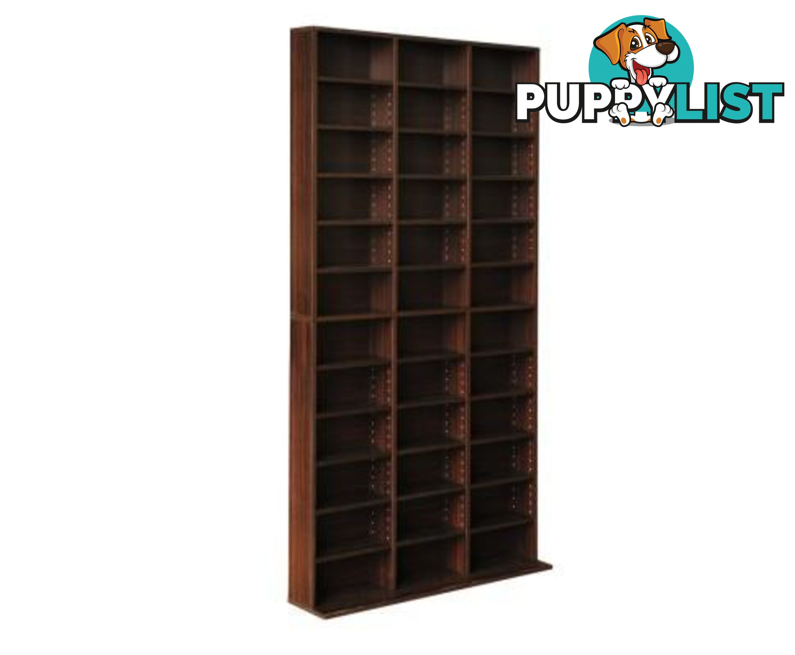 Adjustable CD DVD Book Storage Shelf - Artiss - 7427005869013