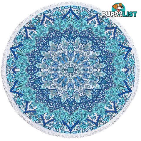 Light Blur Hues Mandala Beach Towel - Towel - 7427046326940