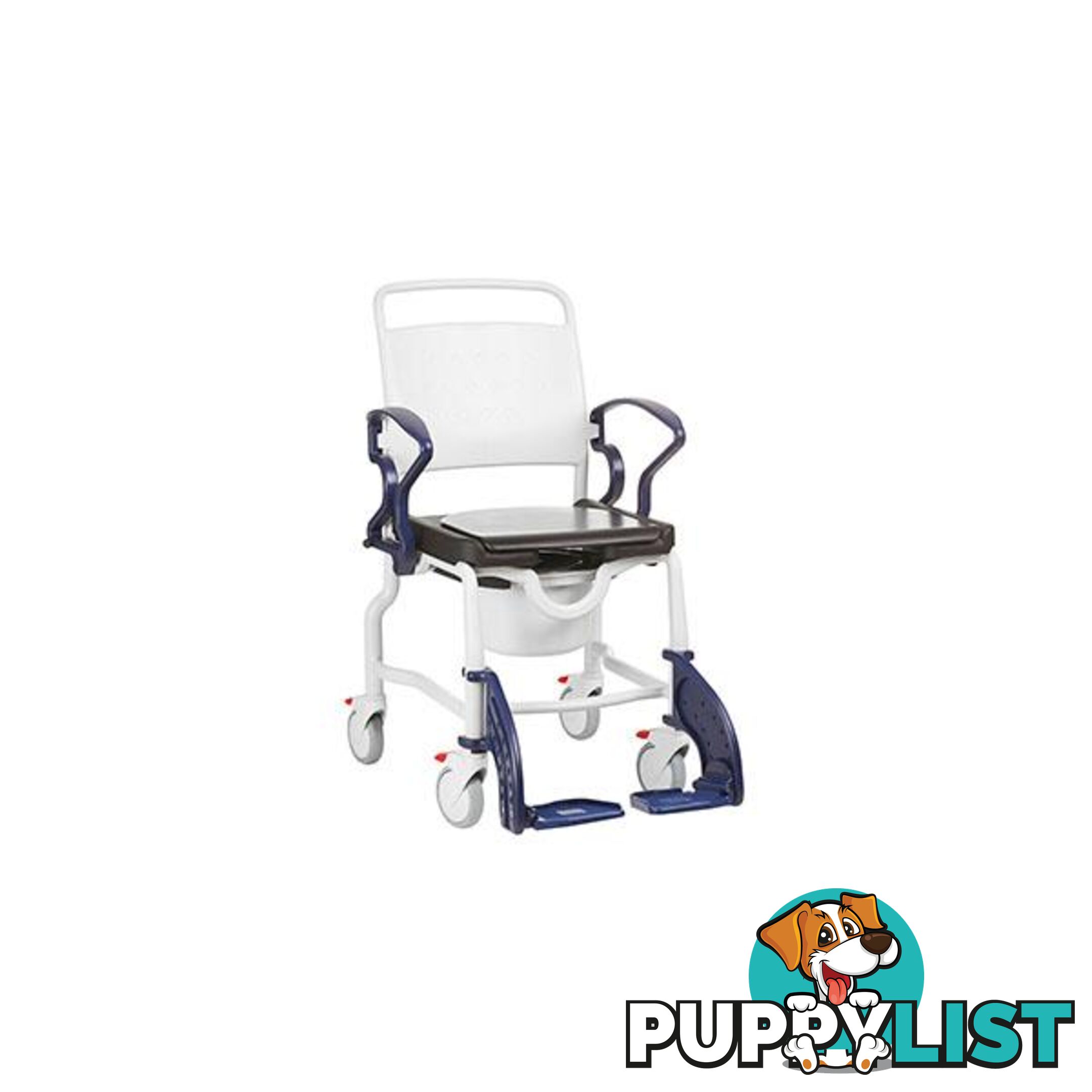 Rebotec Berlin Mobile Commode Chair - Commode Chair - 7427046220804