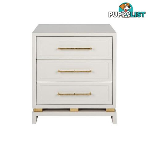 Pearl Bedside Table Grey - Bedside table - 9320294107805