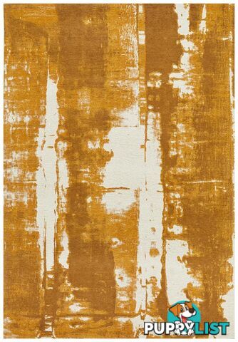 Magnolia Abstract Mustard Rug - Unbranded - 9375321879385