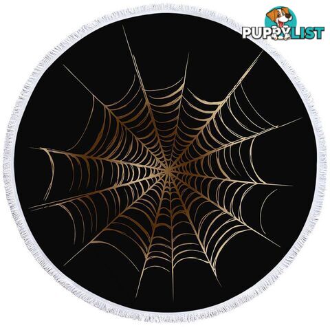 Spider Web Beach Towel - Towel - 7427046313971