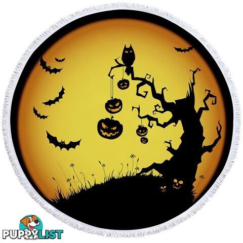 Scary Halloween Beach Towel - Towel - 7427046325264