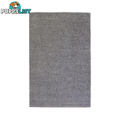 Ishka Charcoal Wool Polyester Rug - Unbranded - 7427046169059