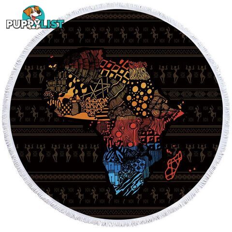 Africa Beach Towel - Towel - 7427046323390