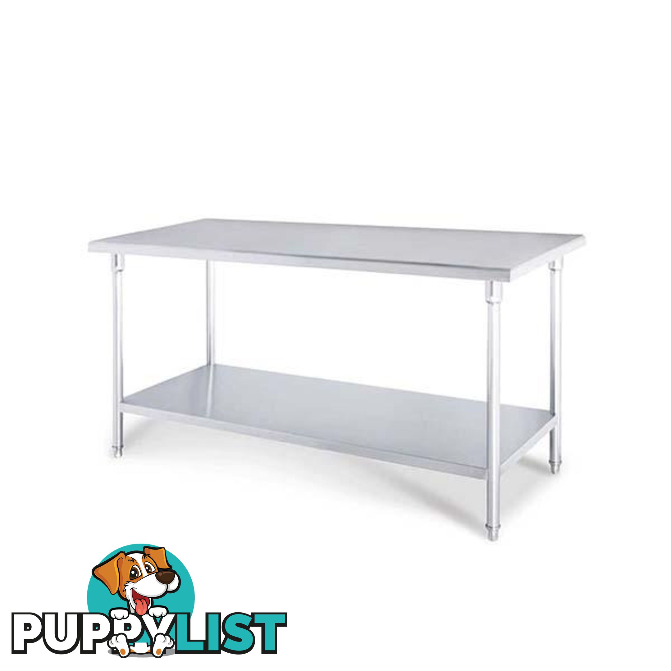 Soga 100X70X85Cm Commercial Catering Stainless Steel Prep Bench - Soga - 9476062126551