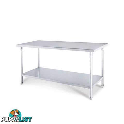 Soga 100X70X85Cm Commercial Catering Stainless Steel Prep Bench - Soga - 9476062126551