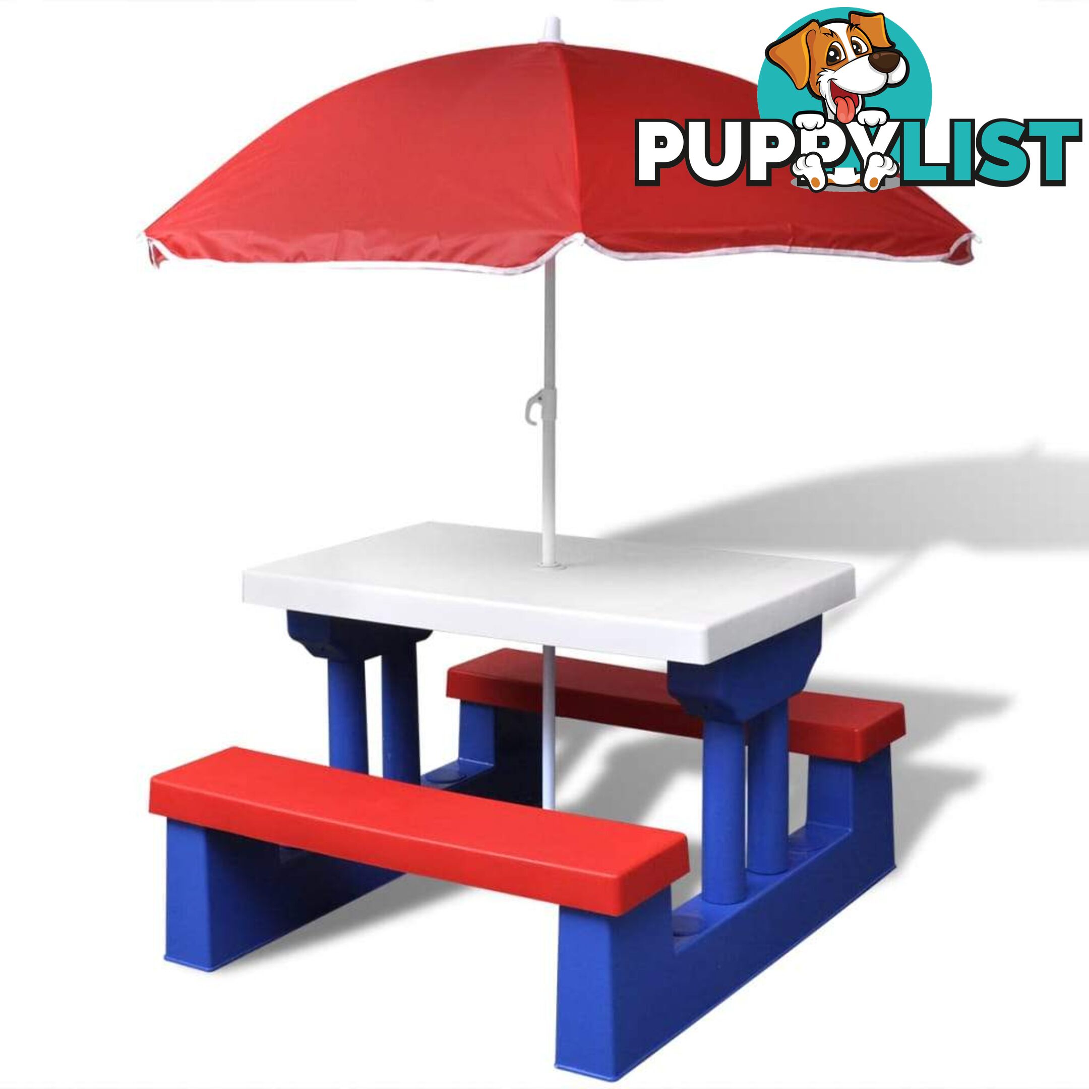 Kids Picnic Table With Umbrella - Unbranded - 9476062036492