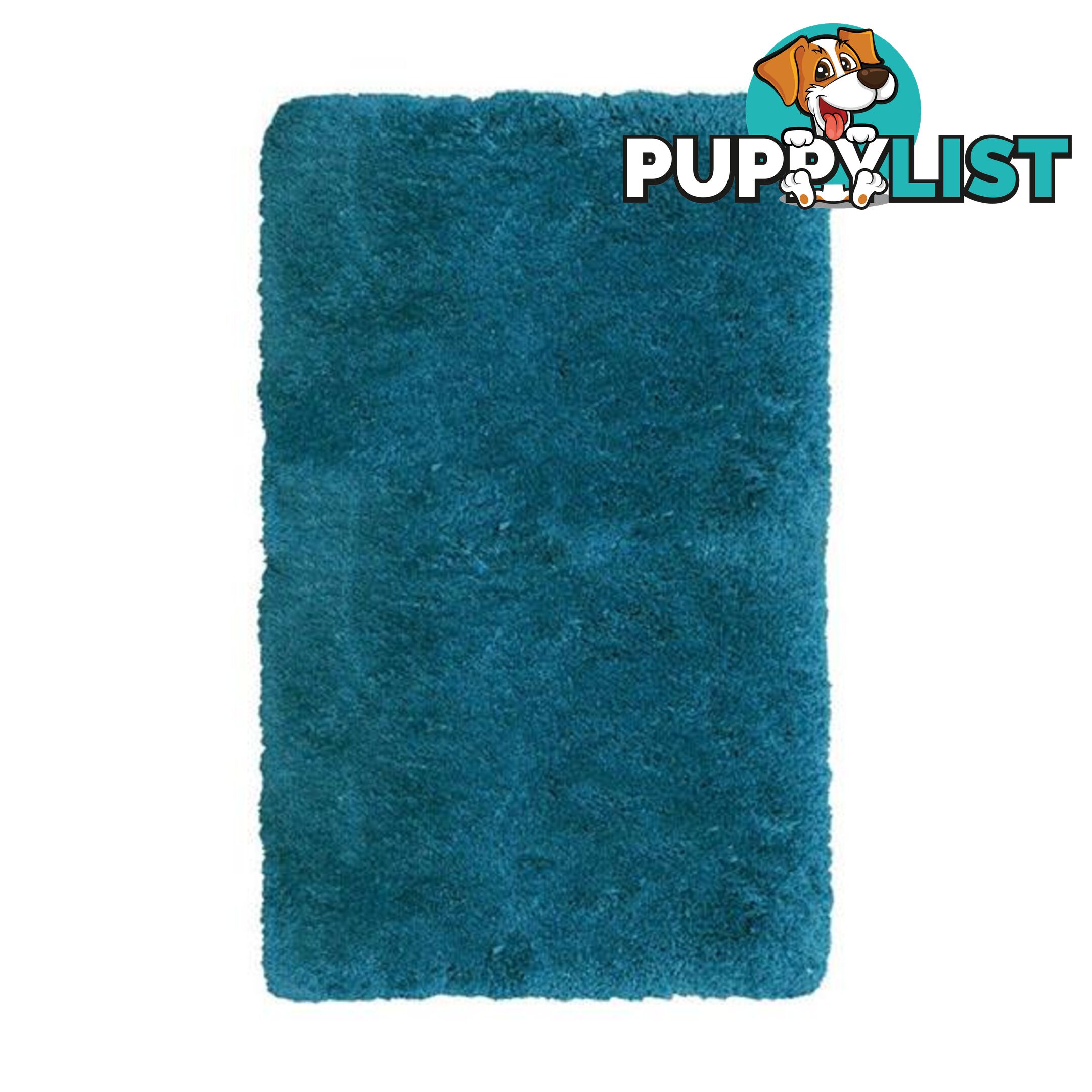 Non Shedding Urban French Blue Shag Rug - Unbranded - 787976631567