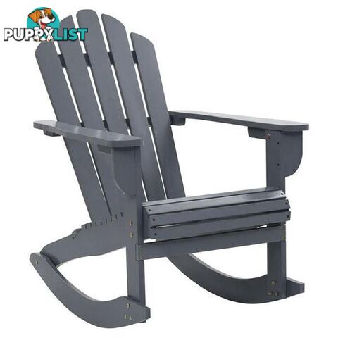 Garden Rocking Chair Wood - Unbranded - 8719883557090