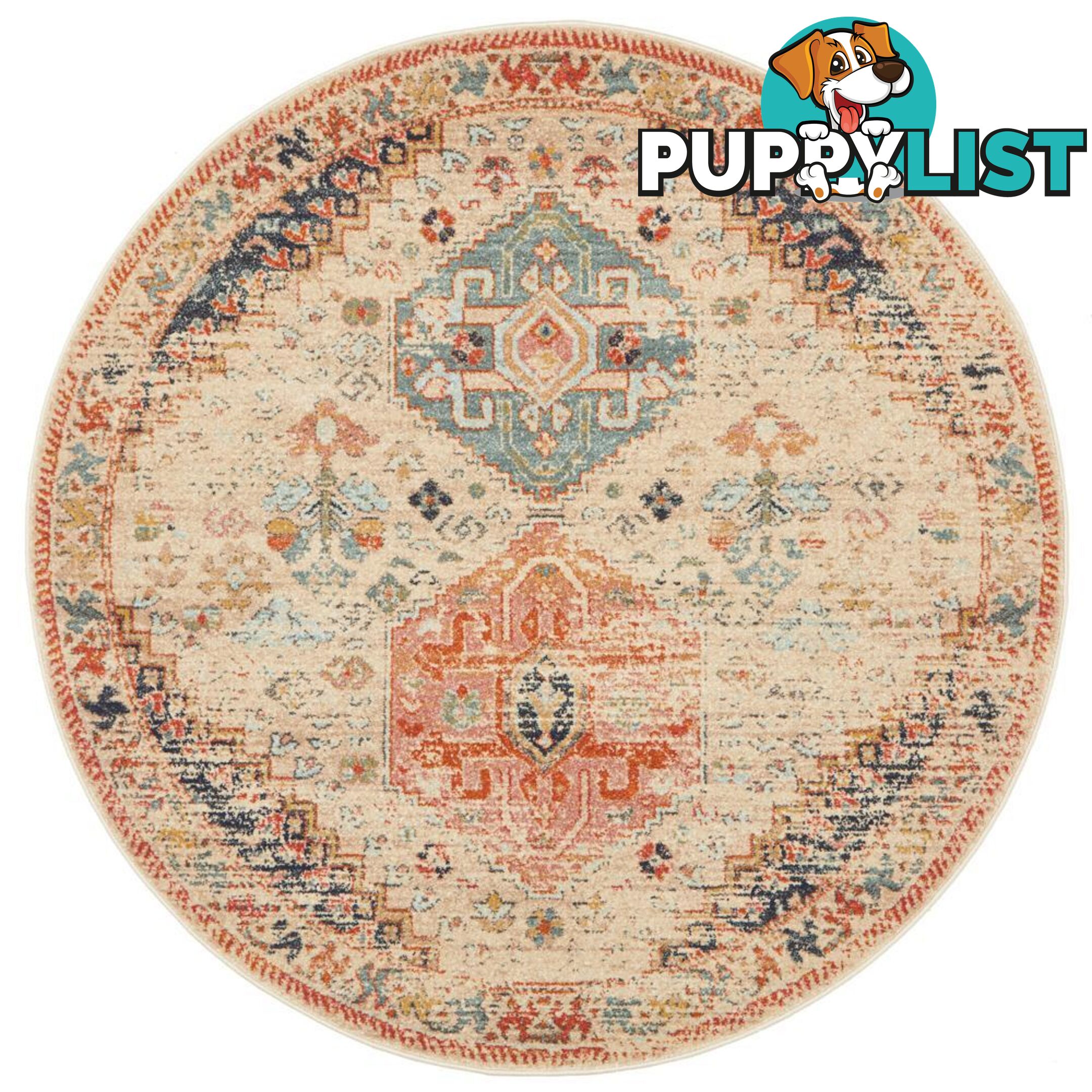 Legacy Round Autumn Rug - Unbranded - 9375321884488