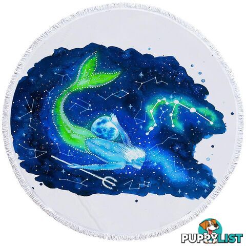 Zodiac Virgo Beach Towel - Towel - 7427046315715