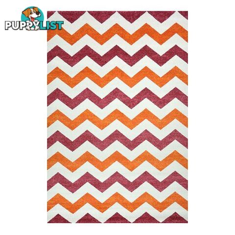 Infinity Chevron Red Rug - Unbranded - 7427005889271