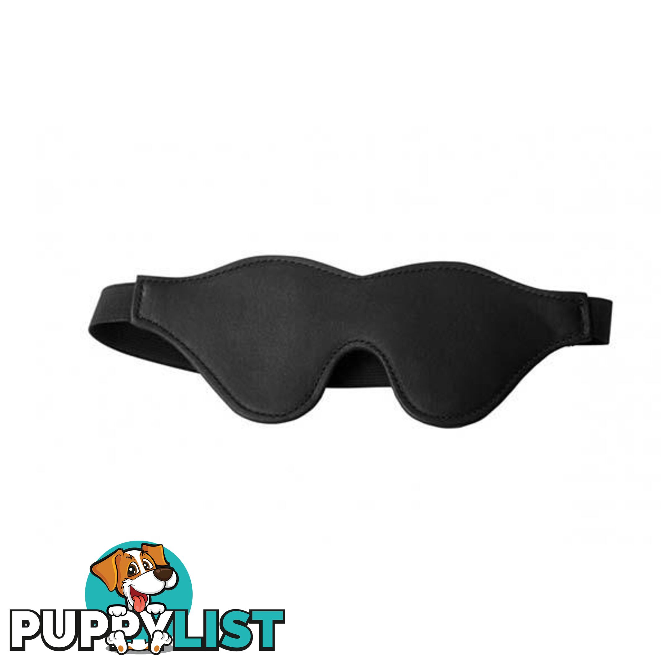 Black Fleece Lined Blindfold - Adult Toys - 848518024275