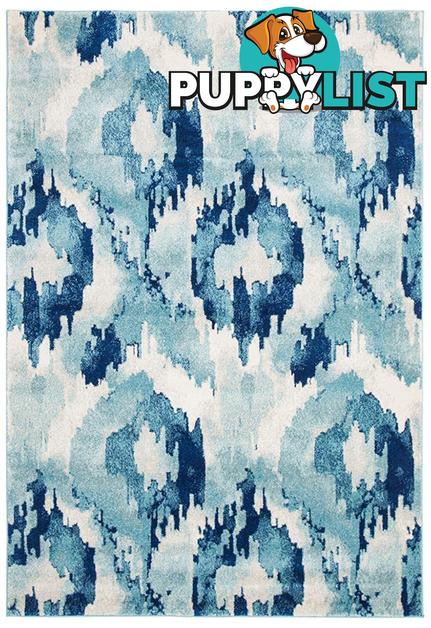 Mirage Lesley Whimsical Blue Rug - Unbranded - 9375321837286