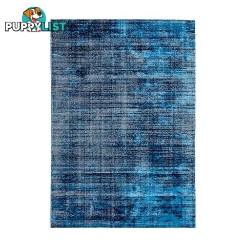 Hampton Indigo White Wool Rug - Unbranded - 7427005878411