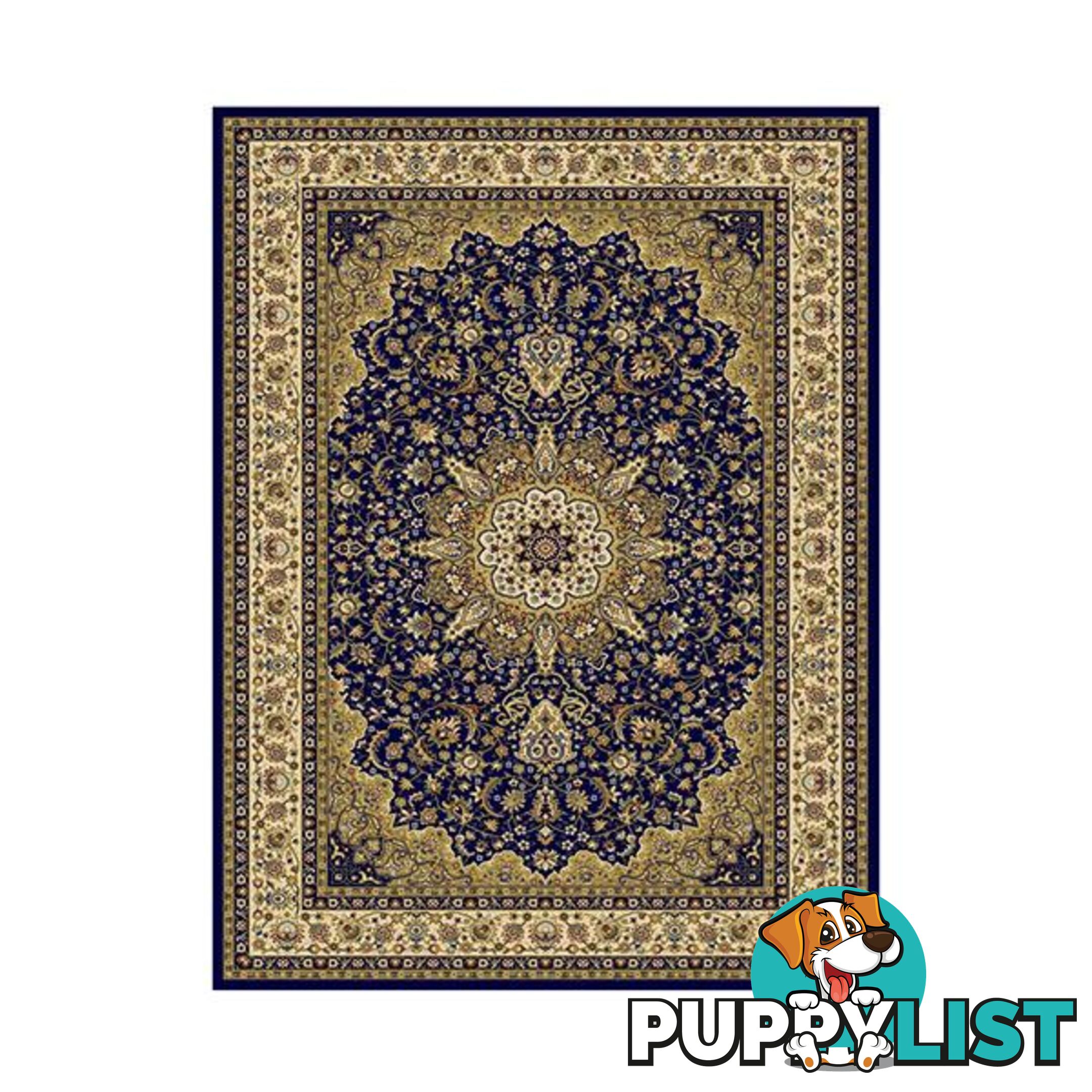 Traditional Agrabah Navy Rug - Unbranded - 9476062094171