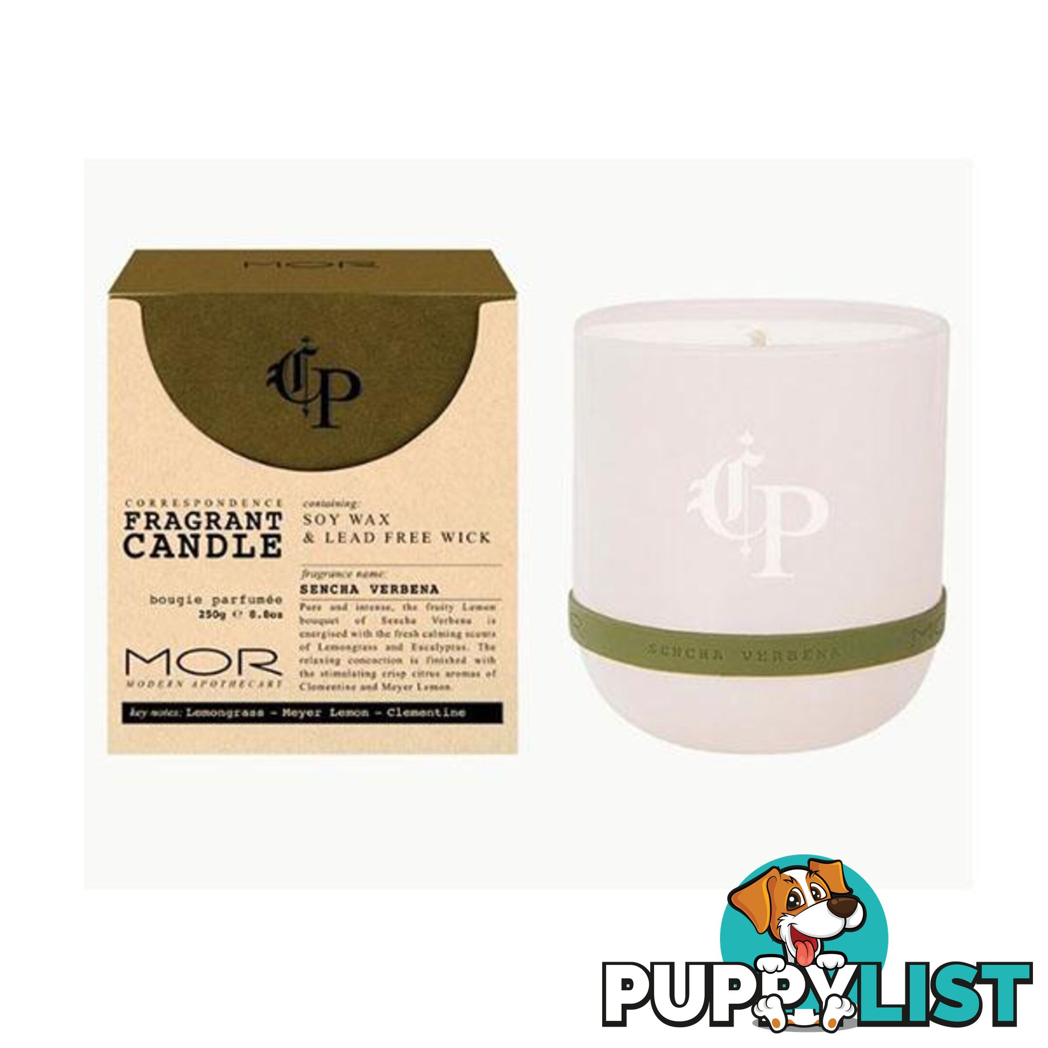 Mor Fragrant Candle 250G Sencha Verbena - MOR - 7427005867019