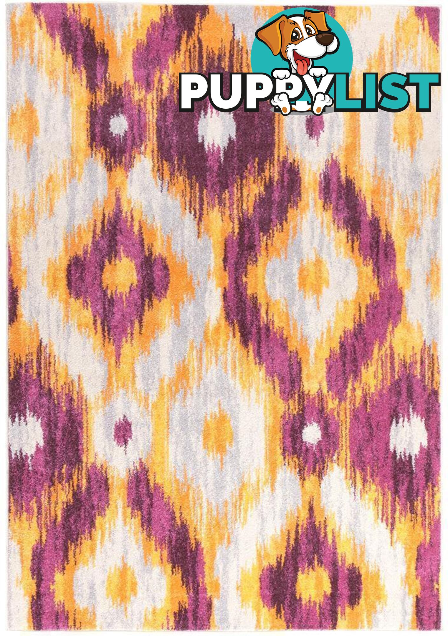 Dimensions Divinity Burst Aubergine Modern Rug - Unbranded - 9375321826006