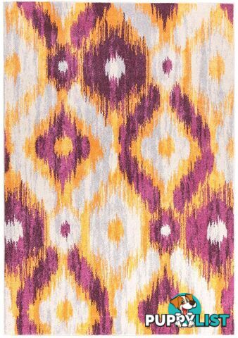 Dimensions Divinity Burst Aubergine Modern Rug - Unbranded - 9375321826006