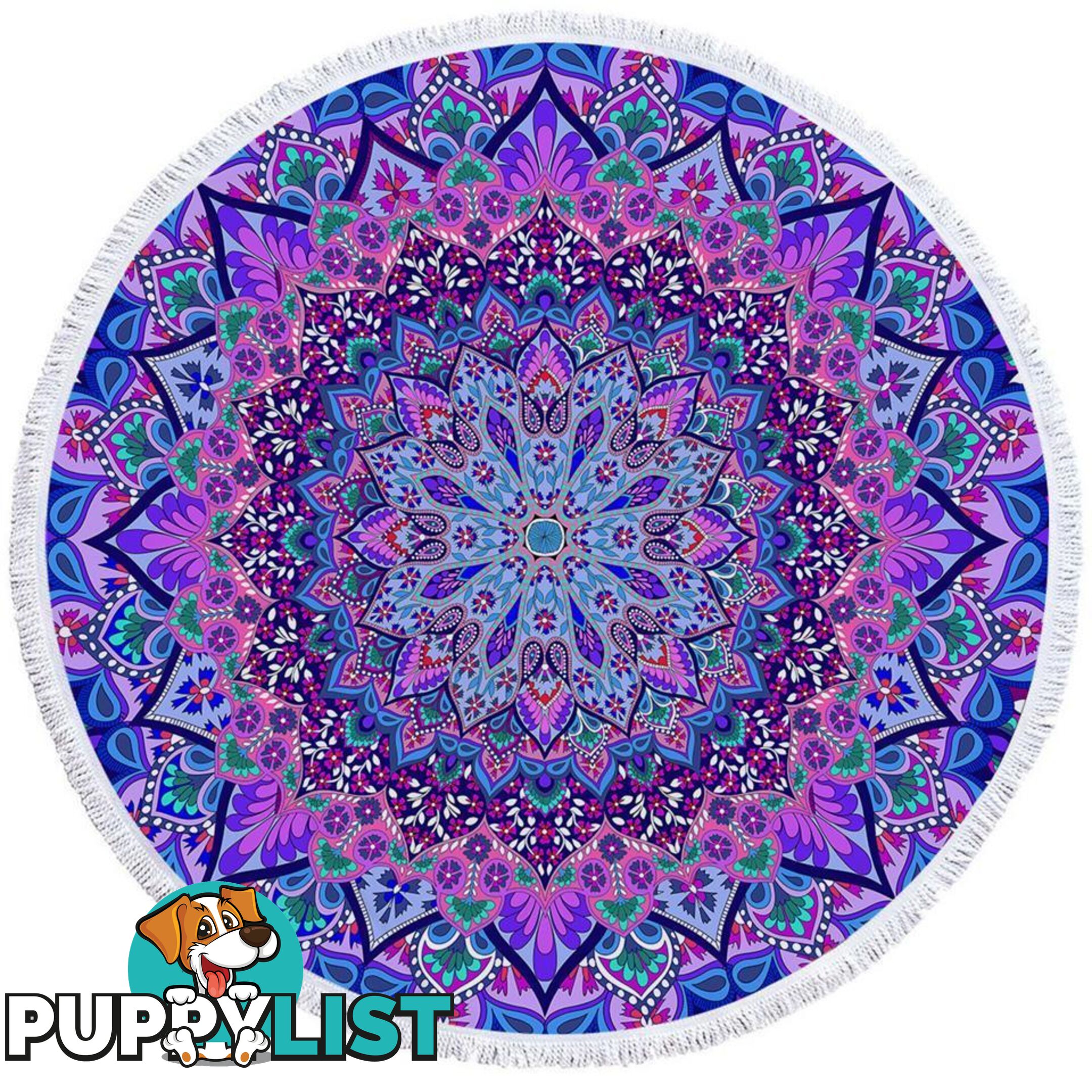 Loaded Mandala Beach Towel - Towel - 7427046328159