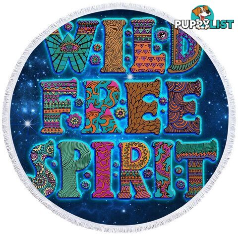 Space Background Wild Free Spirit Beach Towel - Towel - 7427046313315