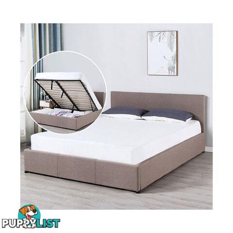 Milano Luxury Gas Lift Bed Frame And Headboard King - Milano - 787976610029