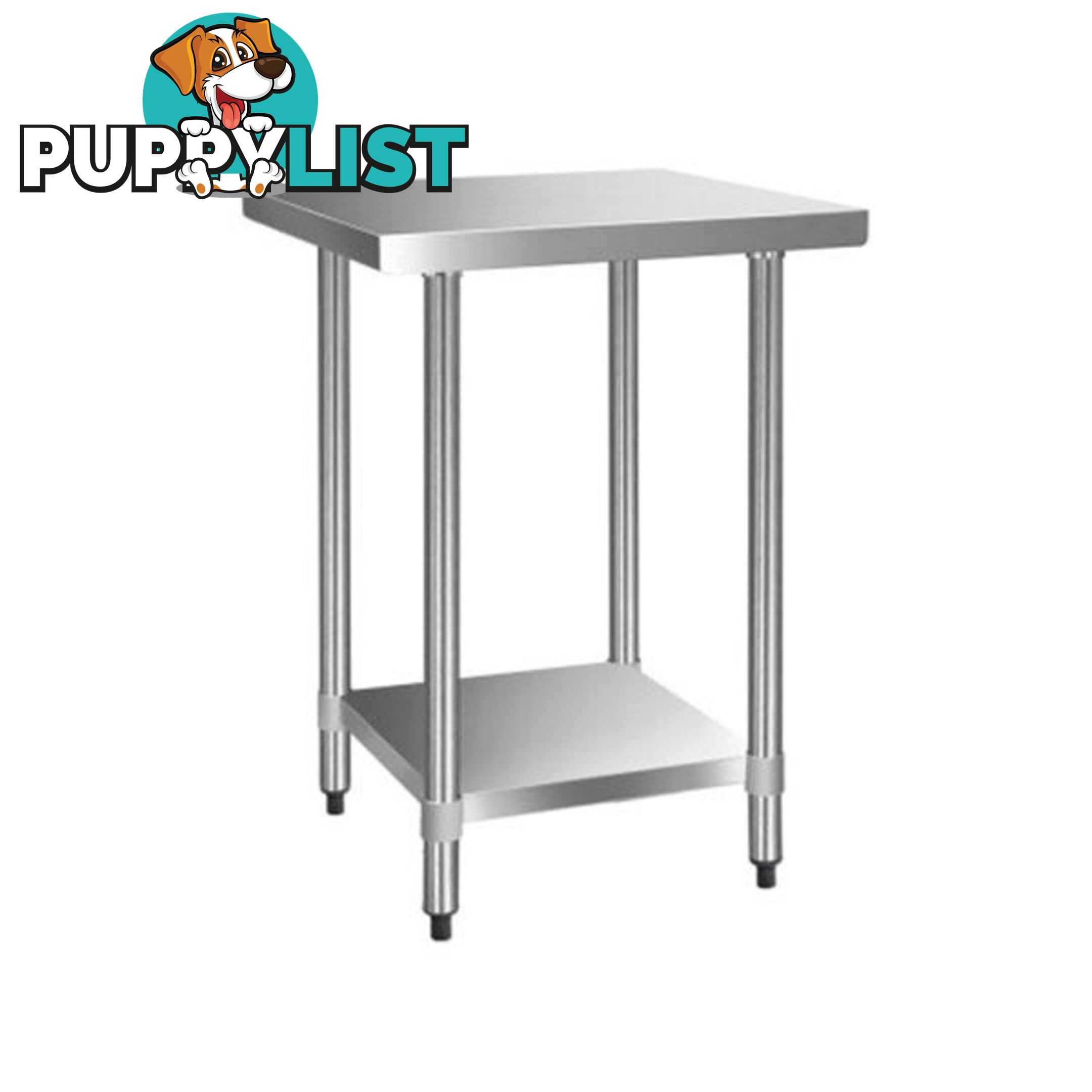 430 Stainless Steel Kitchen Work Bench Table - Cefito - 7427005874444