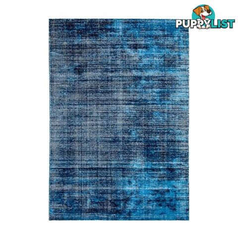 Hampton Indigo White Wool Rug - Unbranded - 7427005879753