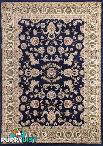 Ash Navy Cream Rug - Unbranded - 4344744432311