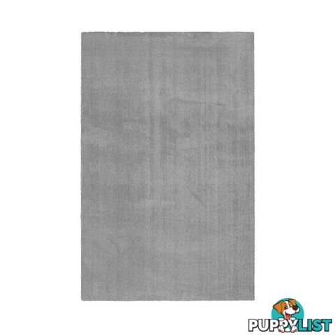 Comfy Light Grey Polyester Rug - Unbranded - 787976629403