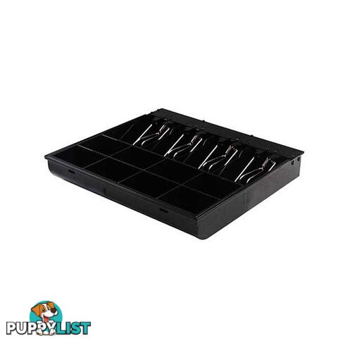 Soga 4 Bills 8 Coins Spare Cash Tray Black Heavy Duty - Soga - 9476062088941