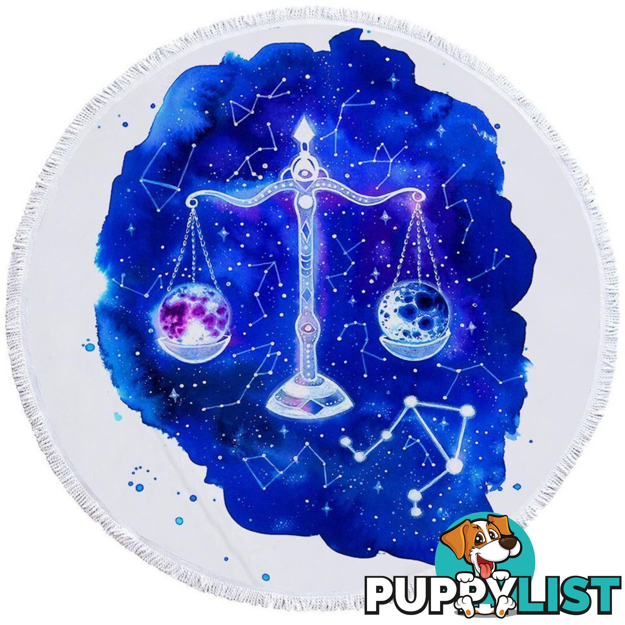 Zodiac Libra Beach Towel - Towel - 7427046315012