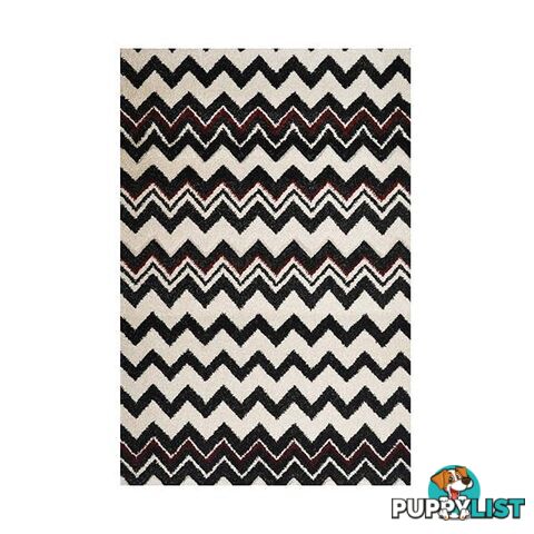 Picasso Zig Zag B And W Red Rug - Unbranded - 9324373027787