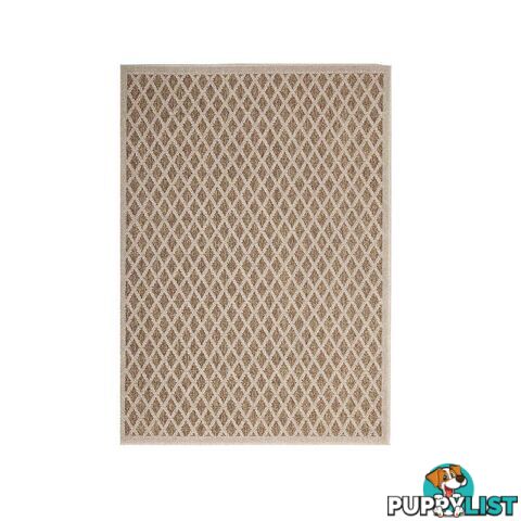 HAWAII BROWN BEIGE DIAMOND IKAT RUG - Unbranded - 7427046338752