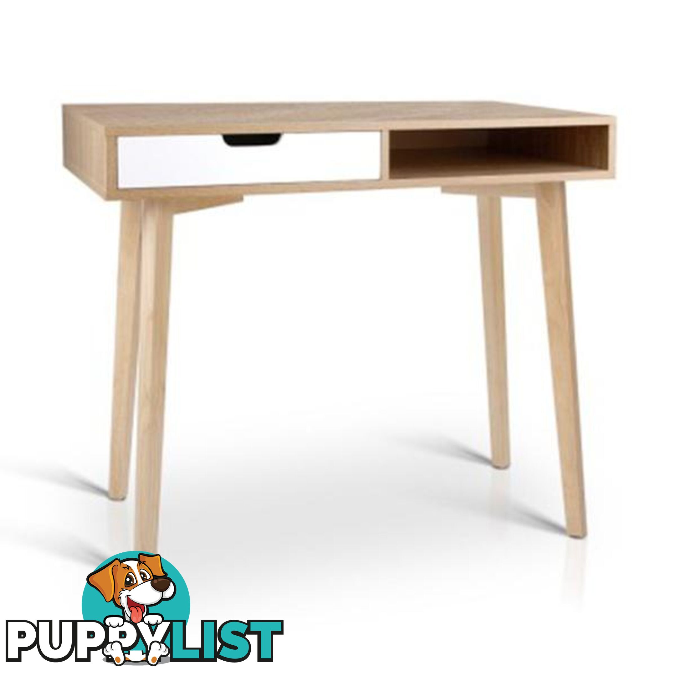 2 Drawer Wood Computer Desk - Artiss - 9350062149751