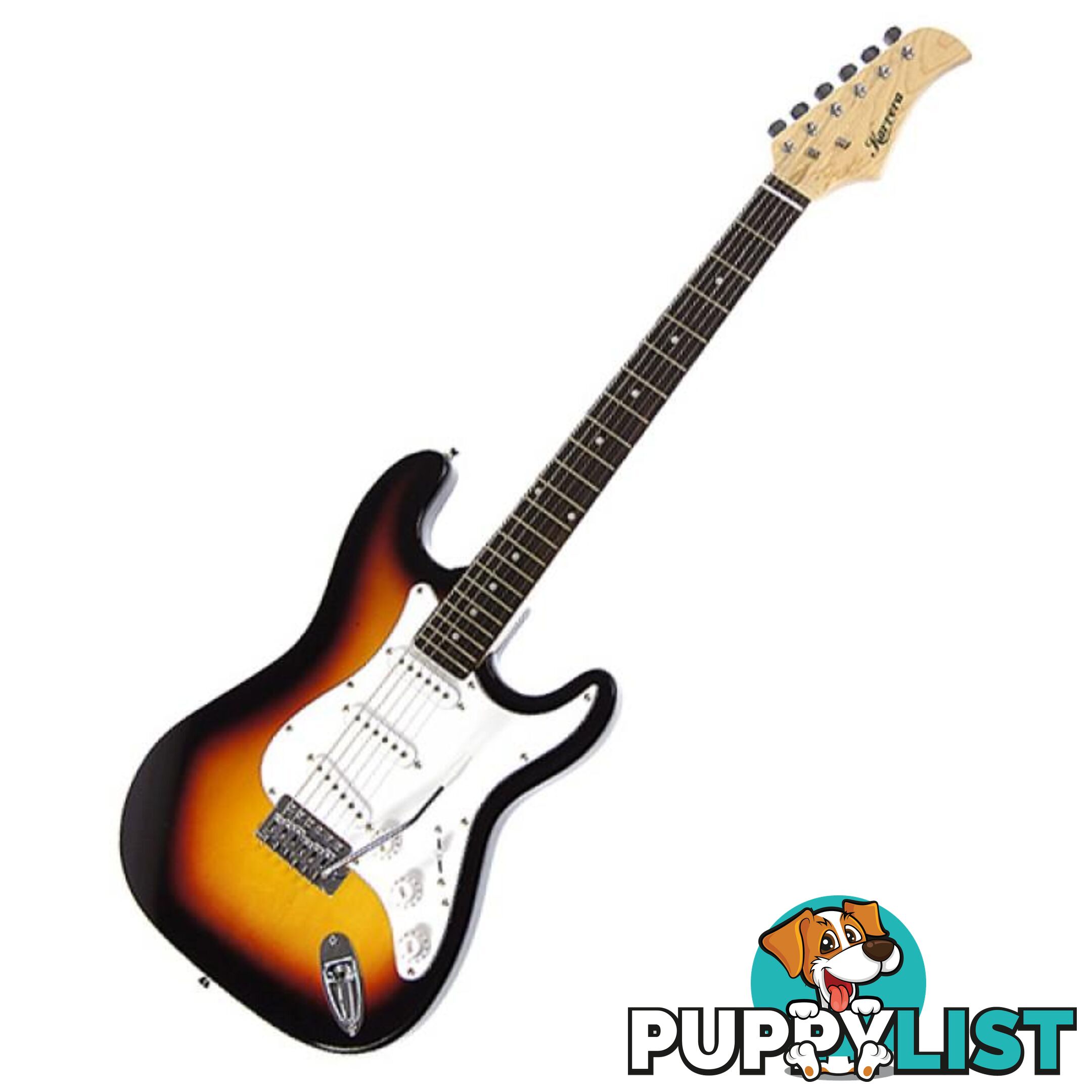 Electric Guitar Full Size Pack Sunburst - Unbranded - 787976607319