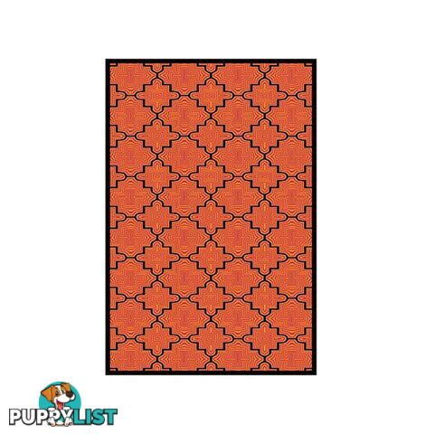 Botticelli Tile Orange Rug - Unbranded - 5414452727531