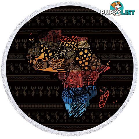 Africa Beach Towel - Towel - 7427046323420