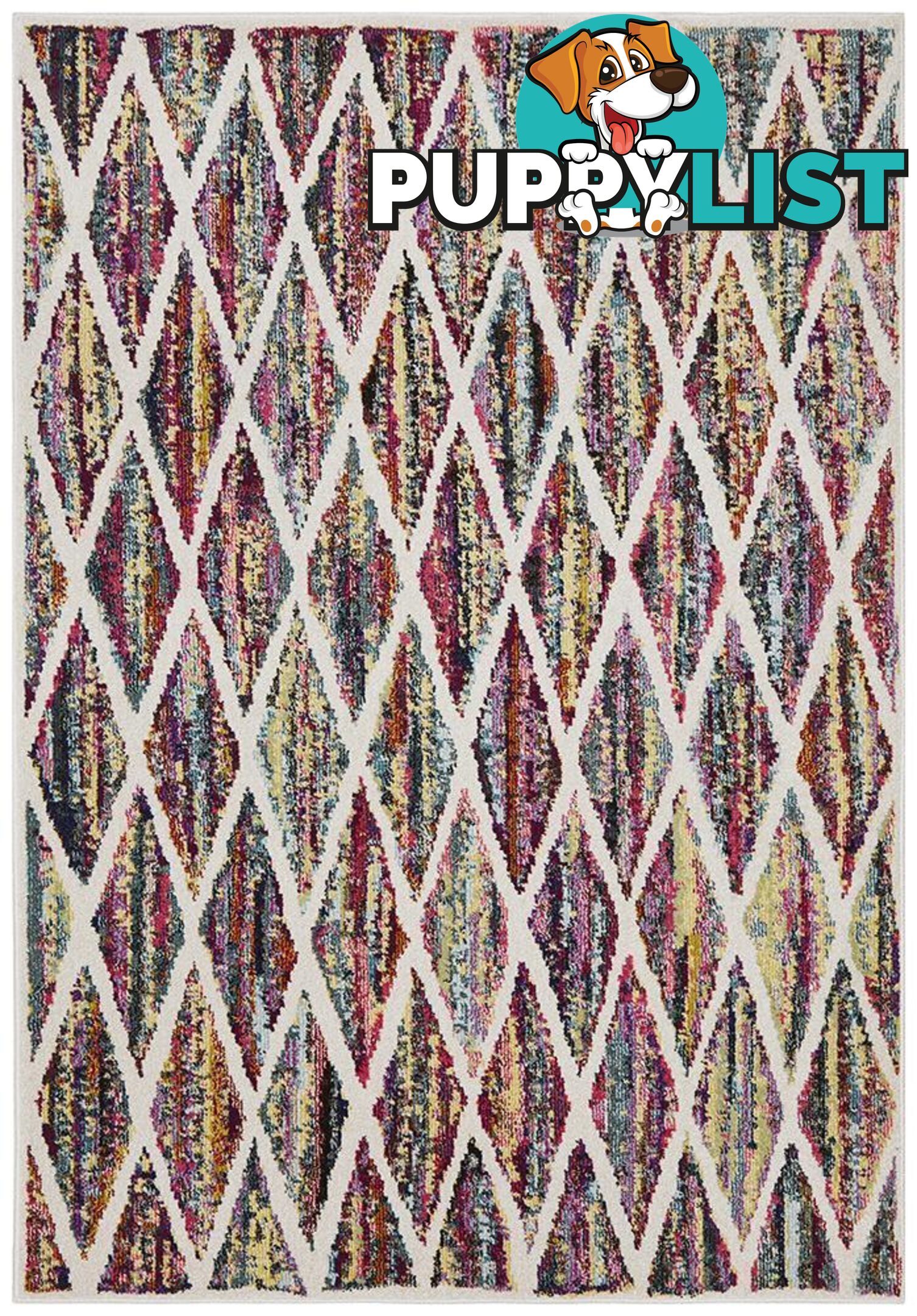 Gemini Striped Diamond Rug - Unbranded - 7427046370165